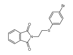 N-[2-(4-bromo-phenylsulfanyl)-ethyl]-phthalimide结构式