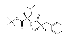 L-phenylalanyl-L-leucine tert-butyl ester Structure