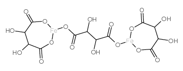 酒石酸铁(III)结构式