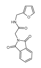 2-(1,3-dioxoisoindolin-2-yl)-N-(furan-2-ylmethyl)acetamide结构式
