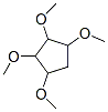 Cyclopentane, 1,2,3,4-tetramethoxy-, stereoisomer (8CI) Structure