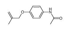 N-(4-(2-methylallyloxy)phenyl)acetamide结构式