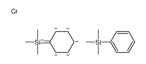 chromium,cyclohexyl(trimethyl)silane,trimethyl(phenyl)silane结构式