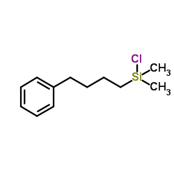 Chloro(dimethyl)(4-phenylbutyl)silane structure