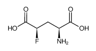 L-erythro-4-氟谷氨酸结构式
