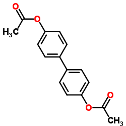 4,4'-DIACETOXYBIPHENYL structure