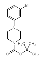 tert-butyl 4-(3-bromophenyl)piperazine-1-carboxylate Structure