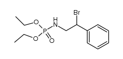Diaethyl-N-(2-bromo-2-phenylaethyl)-phosphoroamidat结构式