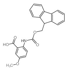Fmoc-2-amino-5-methoxybenzoic acid Structure