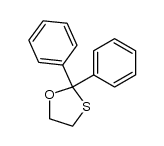 2,2-diphenyl-1,3-oxathiolane结构式