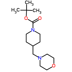 1-Boc-4-吗啉-4-基甲基-哌啶结构式