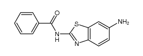 N-(6-aminobenzothiazol-2-yl)benzamide Structure