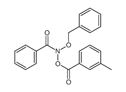 [benzoyl(phenylmethoxy)amino] 3-methylbenzoate Structure