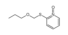 Pyridine,2-[(propoxymethyl)thio]-,1-oxide(6CI,7CI,9CI) Structure