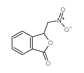 3-硝基甲基-2-苯并呋喃-1(3H)-酮结构式