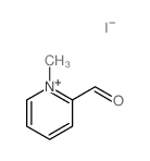Pyridinium,2-formyl-1-methyl-, iodide (1:1) Structure