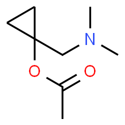 Cyclopropanol, 1-[(dimethylamino)methyl]-, acetate (ester) (9CI) Structure
