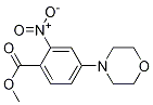 2-硝基-4-(4-吗啉基)苯甲酸甲酯结构式