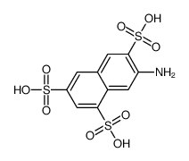 2-naphthylamine-3,6,8-trisulfonic acid Structure