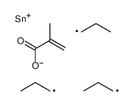 tripropylstannyl 2-methylprop-2-enoate结构式