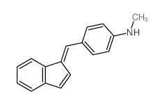 Benzenamine, 4- (1H-inden-1-ylidenemethyl)-N-methyl-结构式