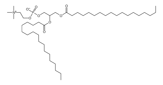 2,3-Bis(stearoyloxy)propyl 2-(trimethylammonio)ethyl phosphate Structure