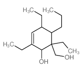3-Cyclohexene-1-methanol,1,3,5-triethyl-2-hydroxy-6-propyl-结构式
