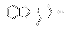 N-(2-苯并噻唑)-乙酰乙酰胺结构式