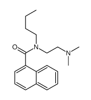 N-butyl-N-[2-(dimethylamino)ethyl]naphthalene-1-carboxamide Structure