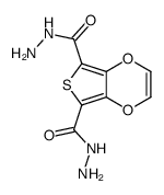 thieno[3,4-b][1,4]dioxine-5,7-dicarbohydrazide结构式