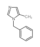 1-benzyl-5-methyl-imidazole结构式