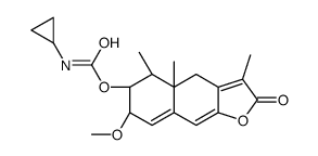 [(4aR,5R,6R,7R)-7-methoxy-3,4a,5-trimethyl-2-oxo-4,5,6,7-tetrahydrobenzo[f][1]benzofuran-6-yl] N-cyclopropylcarbamate结构式