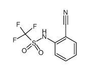 Methanesulfonamide,N-(2-cyanophenyl)-1,1,1-trifluoro- structure