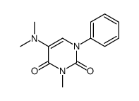 5-(Dimethylamino)-3-methyl-1-phenyluracil结构式