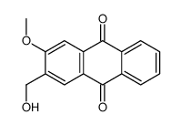 2-(hydroxymethyl)-3-methoxyanthracene-9,10-dione Structure