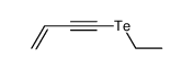 4-ethyltellanyl-but-1-en-3-yne结构式