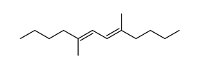 5,8-dimethyl-5,7-dodecadiene Structure