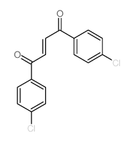 2-Butene-1,4-dione,1,4-bis(4-chlorophenyl)-结构式