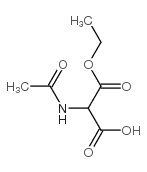 N-乙酰氨基丙二酸单乙酯结构式