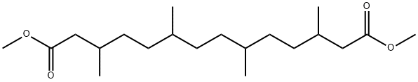 3,6,9,12-Tetramethyltetradecanedioic acid dimethyl ester Structure