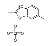2,5-dimethyl-1,3-benzodithiol-1-ium,perchlorate结构式