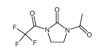 1-acetyl-3-trifluoroacetyl-imidazolidin-2-one结构式