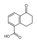 5-氧代-5,6,7,8-四氢萘-1-羧酸结构式