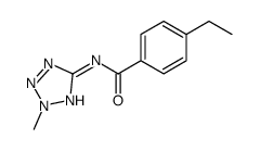 4-ethyl-N-(2-methyltetrazol-5-yl)benzamide Structure