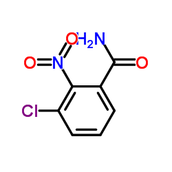 2-硝基-3-氯-苯甲酰胺结构式
