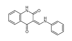 3-phenylaminomethylenequinoline-2,4-dione Structure