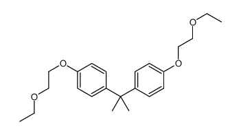 1-(2-ethoxyethoxy)-4-[2-[4-(2-ethoxyethoxy)phenyl]propan-2-yl]benzene Structure