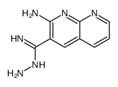 N',2-diamino-1,8-naphthyridine-3-carboximidamide结构式