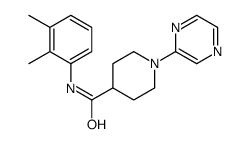 4-Piperidinecarboxamide,N-(2,3-dimethylphenyl)-1-pyrazinyl-(9CI)结构式