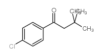 1-(4-氯苯基)-3,3-二甲基-1-丁酮结构式